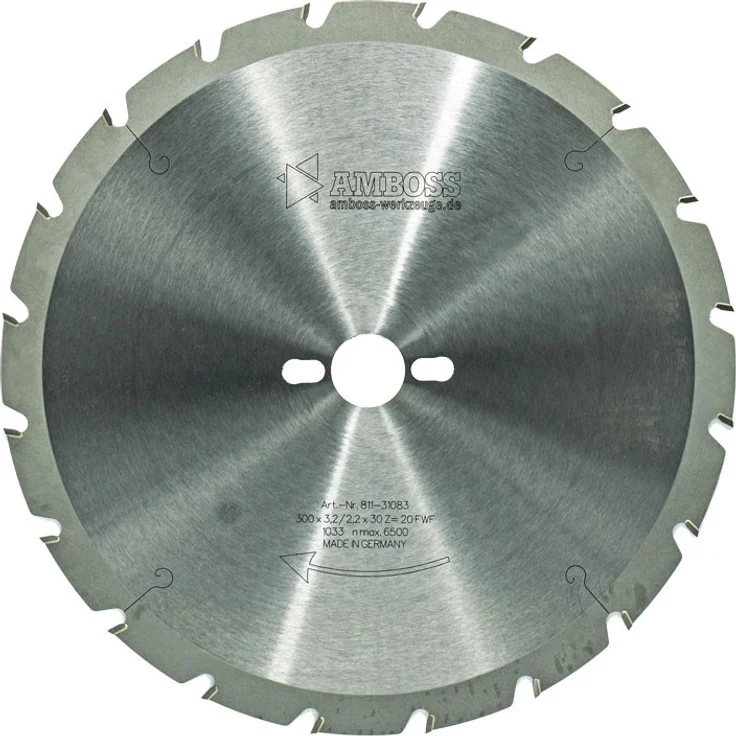 Amboss HM Kreissägeblatt - 400 x 4.0 x 30 Z=28 FWF – Bild 1
