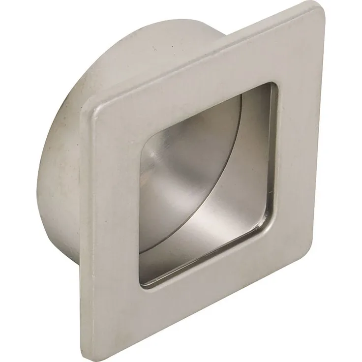 Muschelgriff Annea Breite 64 mm, Einlass ø 60 mm, ZN Edelstahl Effekt