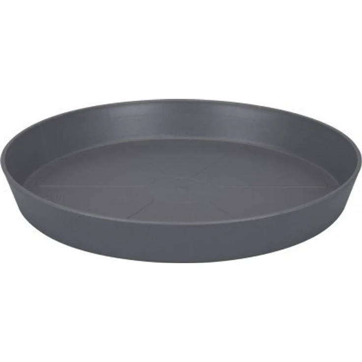 elho loft urban Saucer Round 28 Runder Untersetzer in Anthrazit Stylisches Zubehör für Blumentöpfe Ø 27,7 x H 3,7 cm – Bild 1