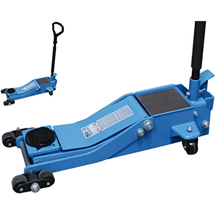 BGS 9252 Rangier-Wagenheber hydraulisch extra flach 2 t Hubhöhe 70 - 500 mm Stahlkonstruktion