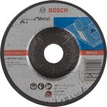 Bosch Professional 2608603182 Schruppscheibe für Metall gekröpft 125x6mm, Gr, 125 mm