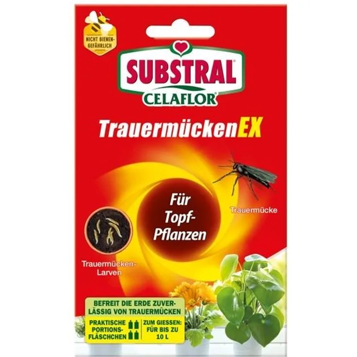 LAFLOR Trauermücken-Ex 7,5 ml Gegen Larven der Trauermücke und andere Schädlinge und Schadinsekten