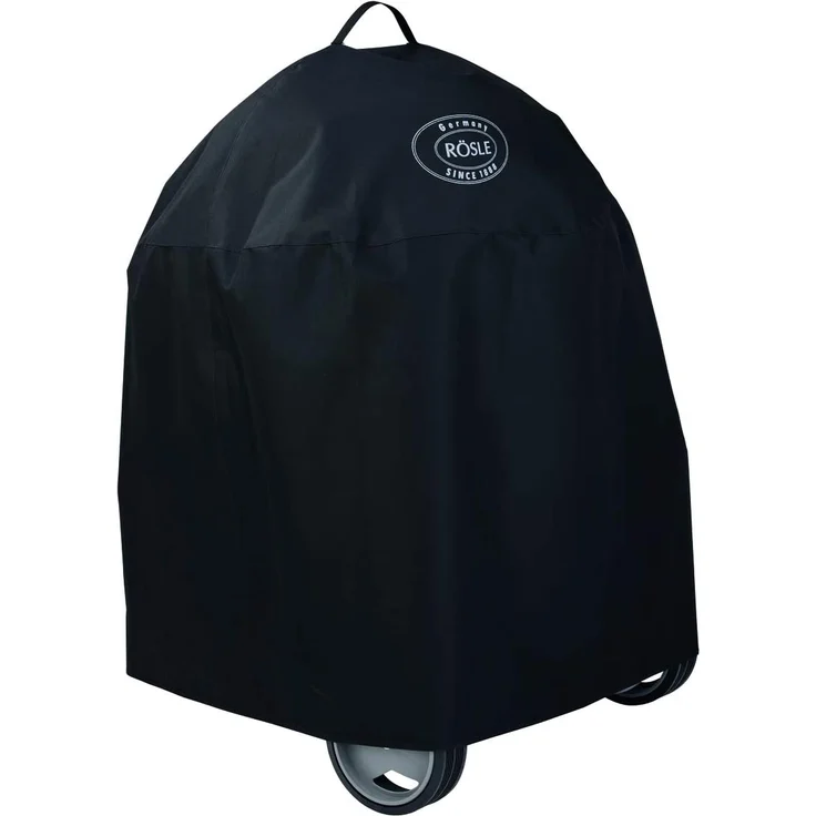 RÖSLE Holzkohle-Kugelgrill Abdeckhaube No.1 Sport F50, No.1 Belly F50, Hochwertige Schutzhülle aus 100% Polyester, mit praktischem Klettverschluss zum Fixieren, wasserdicht – Bild 1