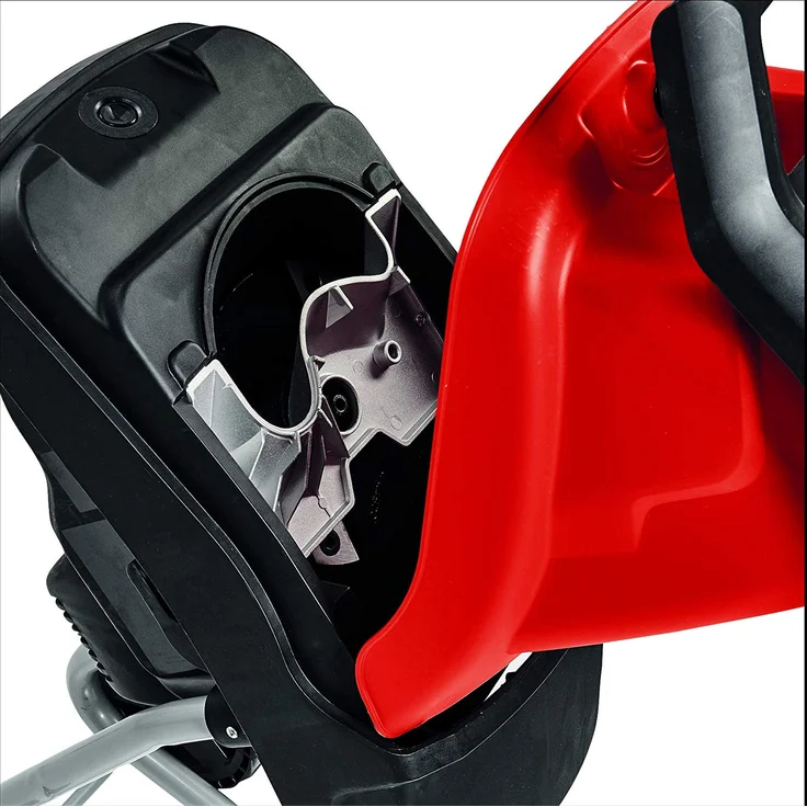 Einhell Elektro Messerhäcksler GCKS 2540 2000 W max Aststärke 40 mm 2 Wendemesser große Trichteröffnung Motorschutzschalter Häckselgutfangsack inkl Stopfer Leerlaufdrehzahl 4 500 U min – Bild 3