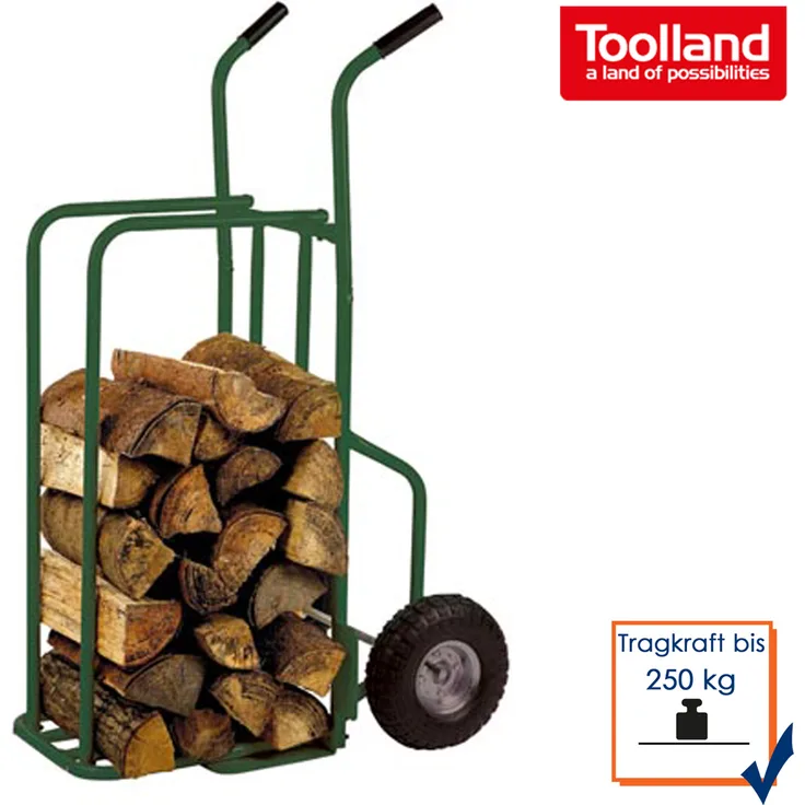 Toolland QT110 Sackkarre Für Holz, Maximal Last 250 kg, Grün - Preisvergleich
