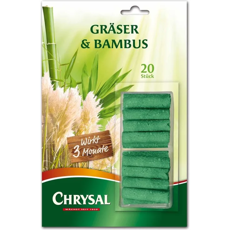 Chrysal Gräser & Bambus Düngestäbchen - 20 Stück