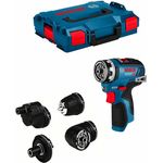 Bosch Professional GSR 12V-35 FC Bohrschrauber (Gerät Geliefert Accesorios + L-Boxx 102)
