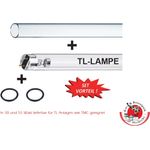 TMC Set für 55 Watt UVC Lampe + Glas TMC Pro Clear