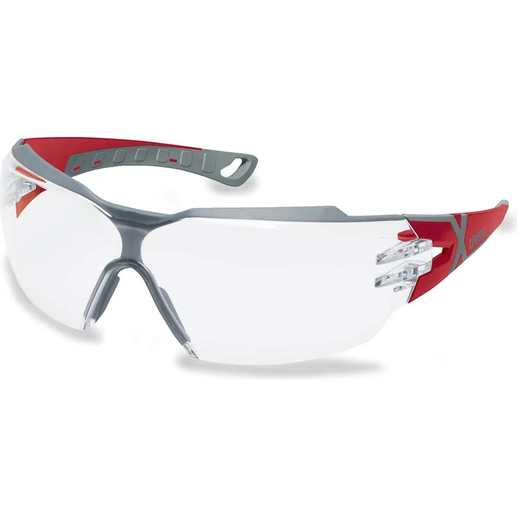 UVEX Schutzbrille pheos cx2 9198 - verschiedene Ausführungen Scheiben klar / grau amber, mit UV-Schutz leichte und sportliche Sicherheitsbrille, Arbeitsschutzbrille kratzfest, beschlagfrei, chemikalienbeständig – Bild 1