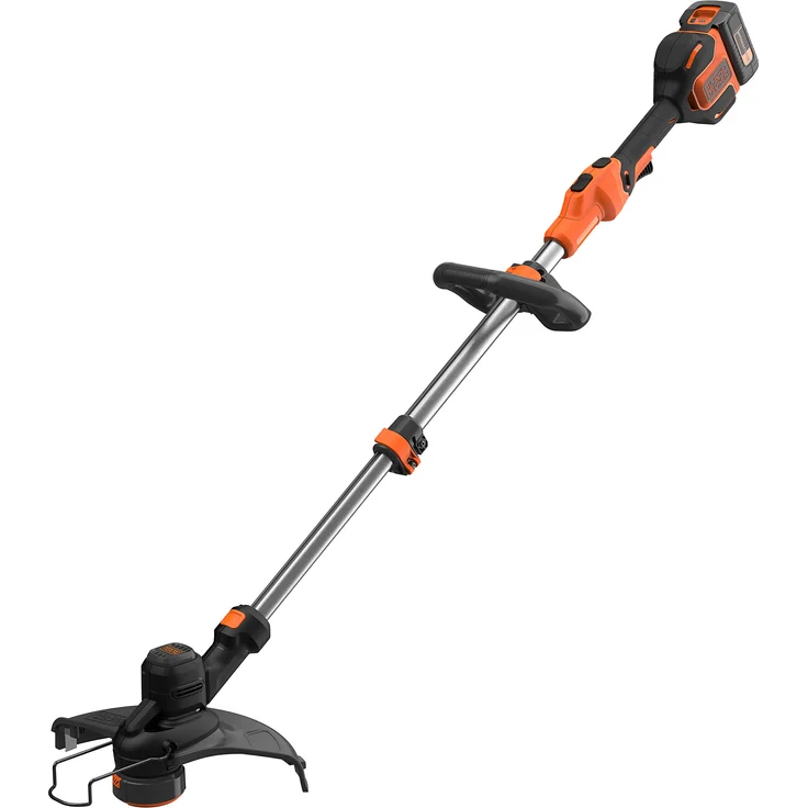 Black+Decker Akku-Rasentrimmer -36V 2,5Ah, Schnittbreite 33 cm, kohlebürstenloser Motor, Powercommand Easyfeed Fadenverlängerung, variable Drehzahl, inkl. Akku und Schnell-Ladegerät- BCSTE636L1