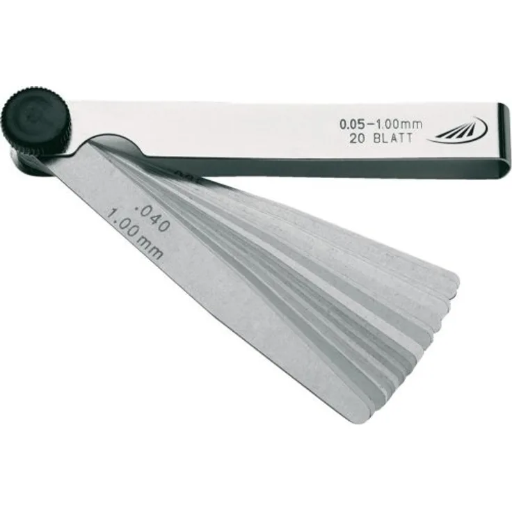 Helios Preisser Präzisions Fühlerlehre 13Blatt0,05-1,0mm