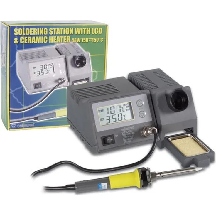 Velleman - VTSSC40N - Lötstation mit LCD und keramischem Heizkörper