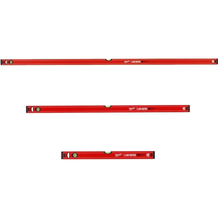 Milwaukee Wasserwaagen-Set Slim 3-tlg. 180 cm + 120 cm + 60 cm