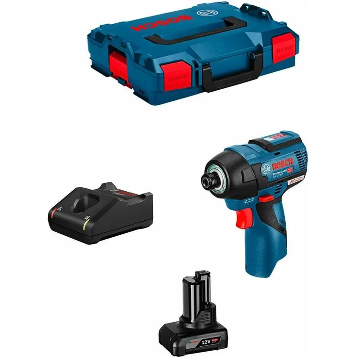 Bosch Professional Drehschlagschrauber GDR 12V-110 (1 x 6,0 Ah + GAL12V-40 + L-Boxx 102)