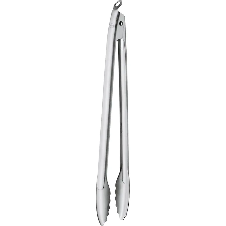 RÖSLE Barbecue-Grillzange, Hochwertige Grillzange mit patentiertem Verschlusssystem zum Grillen, Kochen und Servieren, 43 cm, Edelstahl 18/10, spülmaschinengeeignet