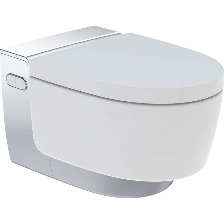 Geberit AquaClean Mera Comfort WC-Komplettanlage Unterputz Wand-WC glanzverchromt 146210211