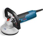 Bosch Professional Betonschleifer GBR 15 CA (1.500 W Nennaufnahmeleistung, 9.300 min-1 Leerlaufdrehzahl, 125 mm Topfscheibe, Ø, Spannschlüssel, 3 x Ersatzbürstenkranz, im Karton)