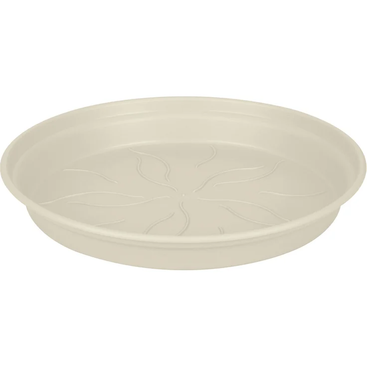 Elho Green Basics Untersetzer 29 - Baumwoll Weiss - Drinnen & Draußen - Ø 29.2 x H 4.3 cm – Bild 1