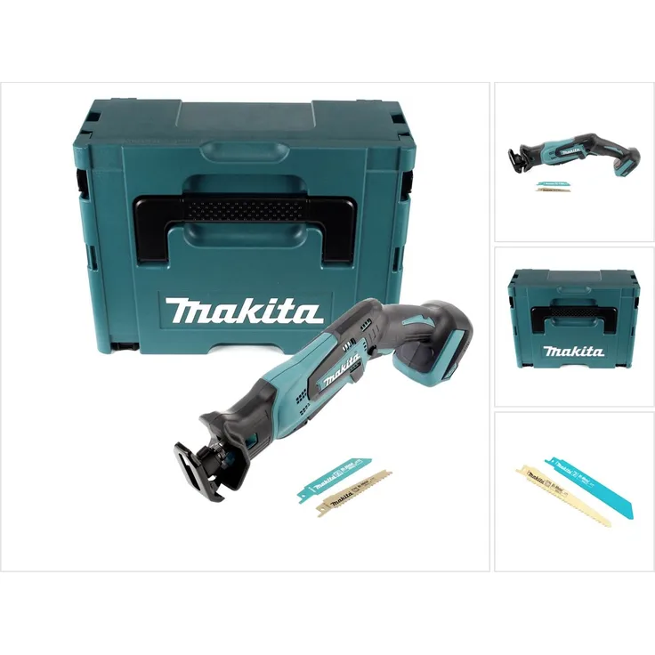 Makita DJR 183 ZJ Akku Reciprosäge 18 V Säbelsäge Solo im Makpac - ohne Akku, ohne Ladegerät