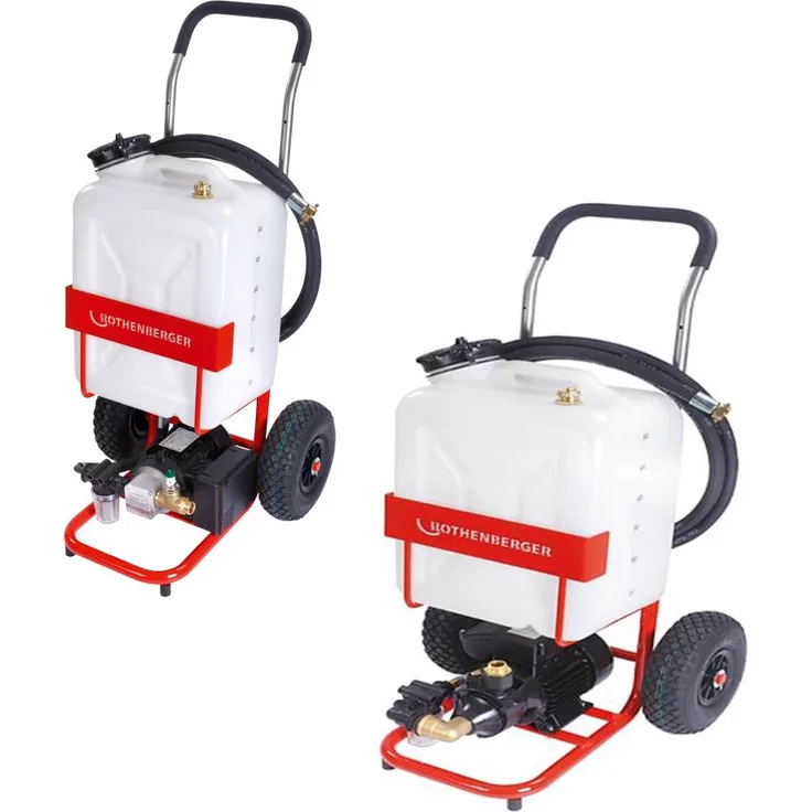 Rothenberger ROSOLAR Pump Solar Befüllpumpe (Solaranlagen befüllen, spülen oder entlüften, 35 l-min, 50 Hz) 1500000135