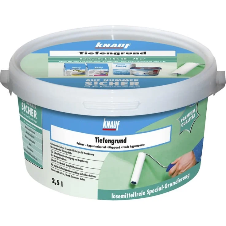 Knauf 5832 Tiefengrund milchig 2,5 L – Bild 1
