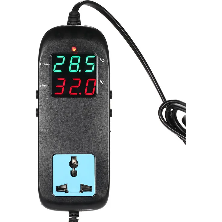 Led-Digitaltemperaturregler, 90-250 V 10A, Mh2000