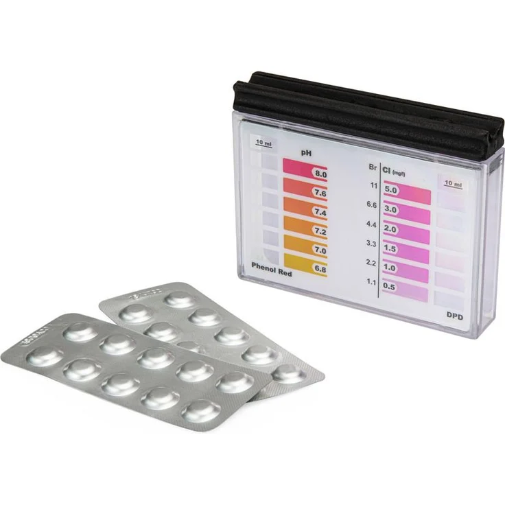 Steinbach Wassertester Testkit, für pH-Wert und freies Chlor, je 2 x 10 Stück Tabletten, 079000 – Bild 2