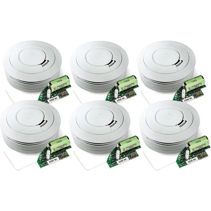 Ei Electronics Ei650RF -Funkrauchmelder, 6 Stück