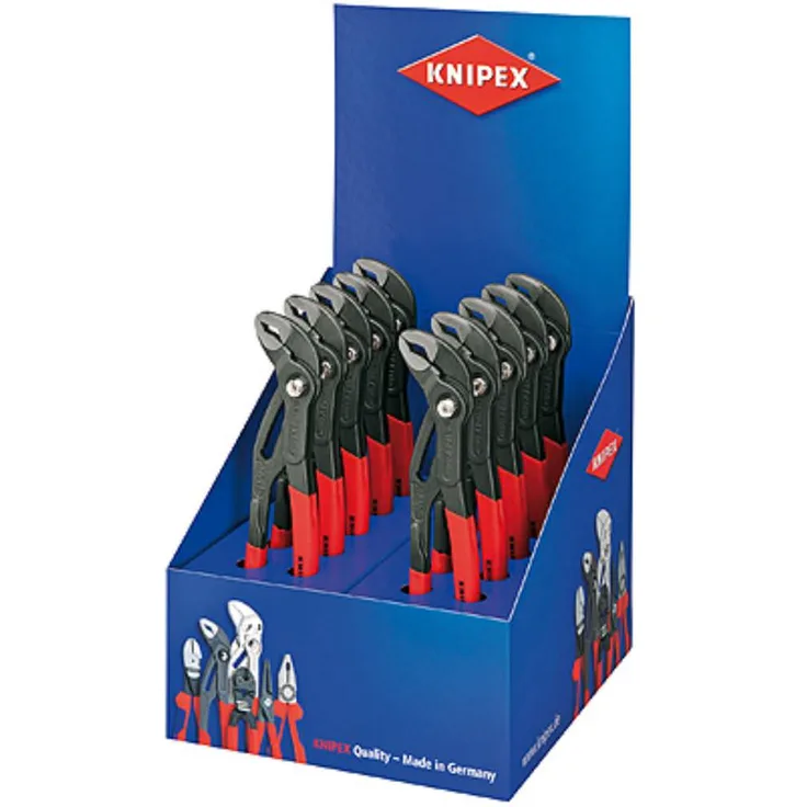 Knipex Cobra® Wasserpumpenzange (Thekendisplay von 10 x kpx8701250) kpx001919 V02