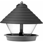 Hammarpl. D49467 Vogelfutterhaus sw. 27cm Kunststoff, schwarz