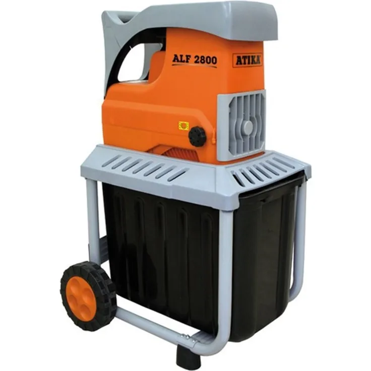 Atika ALF 2800 Leistung 2800 W Häckselsystem Walze Materialstärke 4,5 cm Fangsackvolumen 62 l Geräuschentwicklung 92 dB