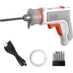 Black und Decker BCRTA01-XJ Akku-Möbelschrauber 3,6V mit patentierter Werkzeugaufnahme für Innensechskan