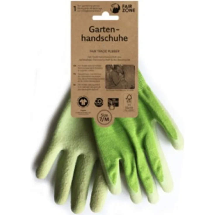 FAIR SQUARED Gartenhandschuhe, Größe S, 1 Paar, Schwarz, Einheitsgröße