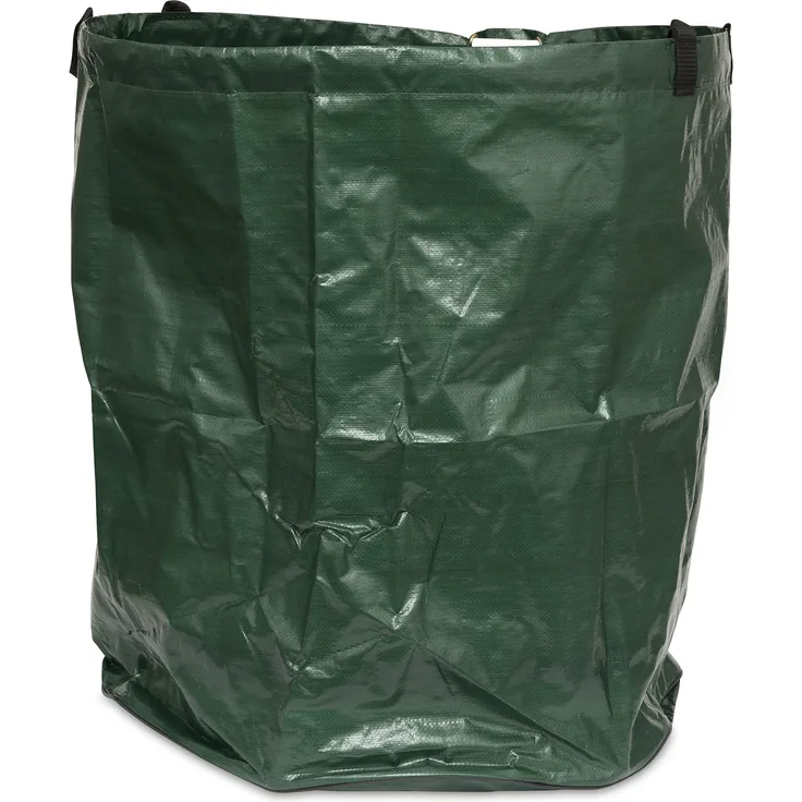 Windhager Garten-Bag, Gartensack, Abfallsack, Laubsack Garten, faltbar platzsparend 180 L, grün, Durchmesser 60 x 65 cm, 06394
