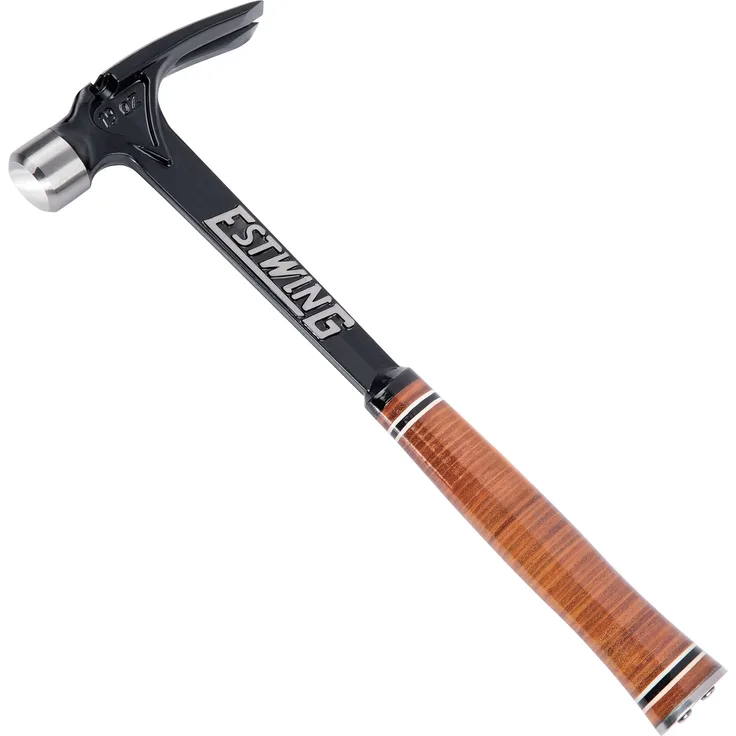 ESTWING Klauenhammer ULTRA, Ledergriff, gerade, Ø30mm 530g, glatte Bahn