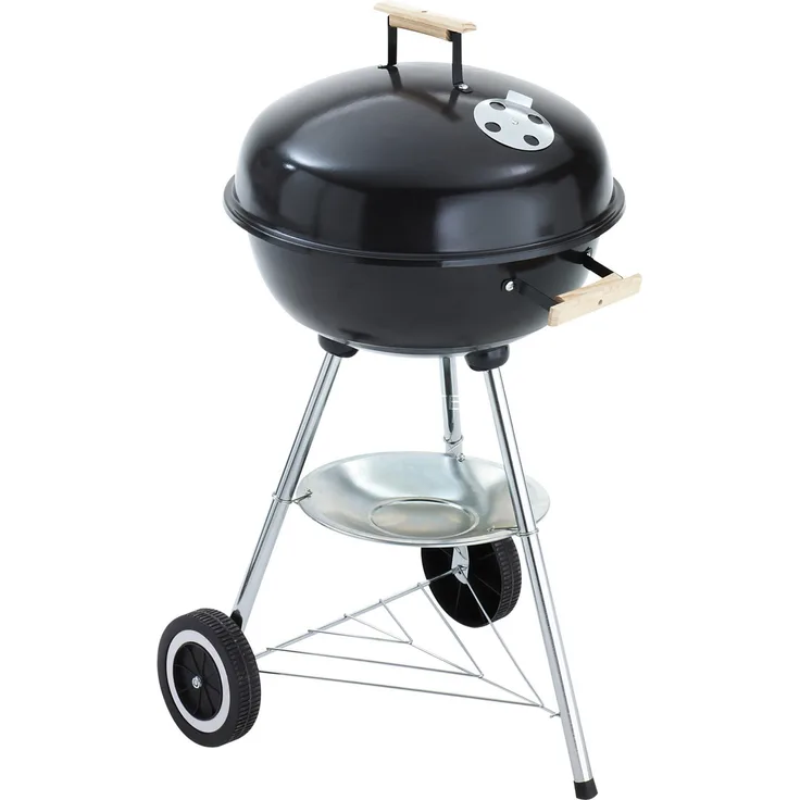 Grillchef by Landmann Holzkohle-Kugelgrill, Schwarz, für 4-5 Personen, 48 x 56 x 85 cm - Preisvergleich