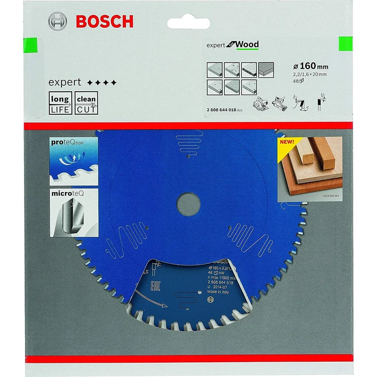 Bosch Professional Kreissägeblatt Expert für Wood (Holz, 160 x 20 x 2,2 mm, 48 Zähne, Zubehör Kreissäge) – Bild 2