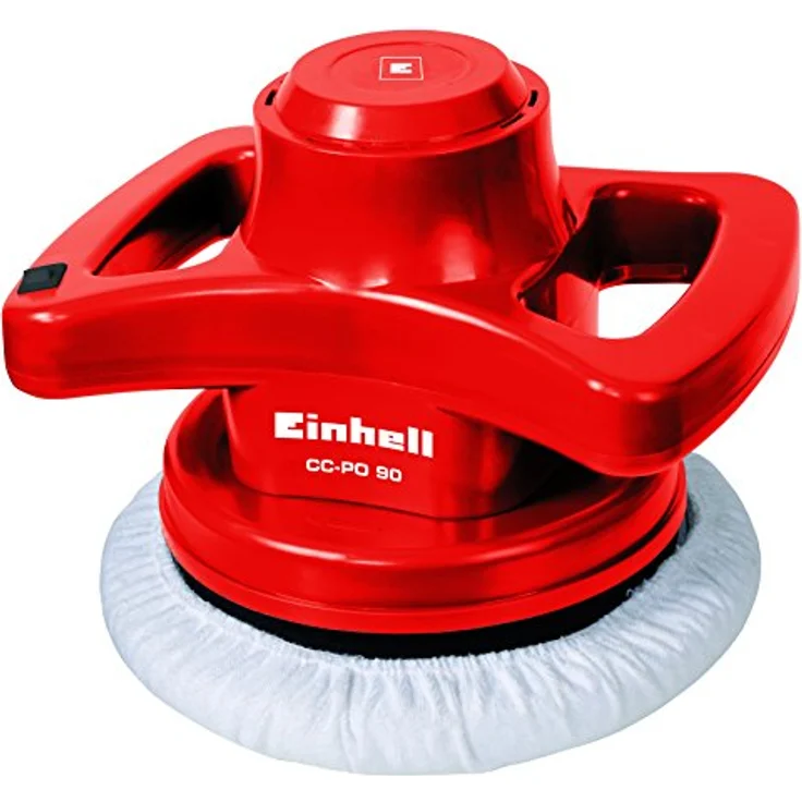 Einhell Auto-Poliermaschine CC-PO 90 (Textilpolierhaube und Synthetik-Polierhaube inklusive) – Bild 2