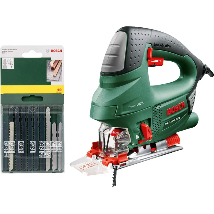 Bosch PST 900 PEL inkl. Sägeblatt-Set (10-tlg.) (0 603 3A0 201) – Bild 2