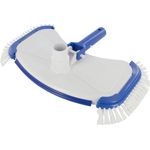 Steinbach Poolreinigung Bodensauger De Luxe, mit seitlichen Bürsten, Schlauchanschluss Ø 32/38 mm, für Teleskopstange, Weiß, 360x200 mm