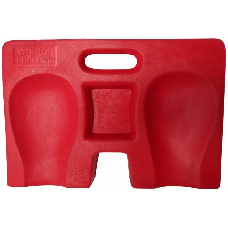 Nierhaus Kniekissen Anatomic Ergopad 250 x 420 x 50 mm rot