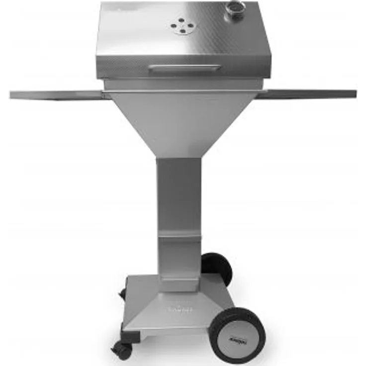 THÜROS T3 - BBQ Station fahrbar Holzkohlegrillfläche 42 x 42 cm