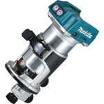Makita DRT50ZJX2 Multifunktionsfräse Oberfräse, Kantenfräse (18,0 V, inklusive 3 Fräsmodule im MAKPAC, ohne Akku, ohne Ladegerät, 800 Watt)