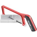 Kraftmann 2082 | Aluminium-Sägebogen | inkl. Schneidlade und Sägeblatt | 150 mm