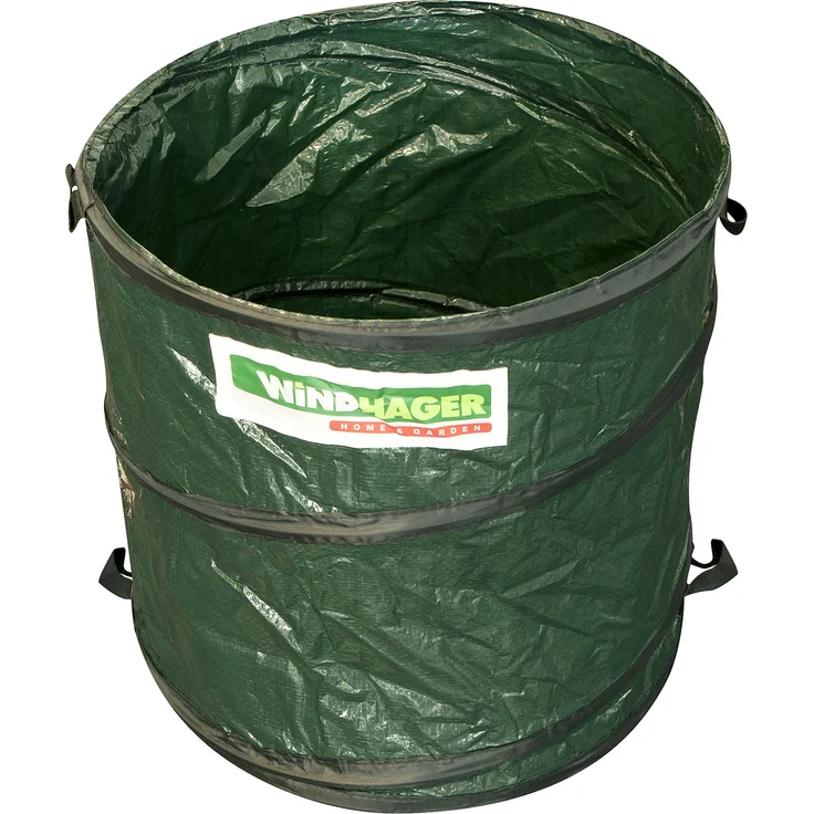 Gartensack Pop Up Laubsack Selbstaufstellend Springsack 80 L, grün, Durchmesser 46 x 48 cm, 06763