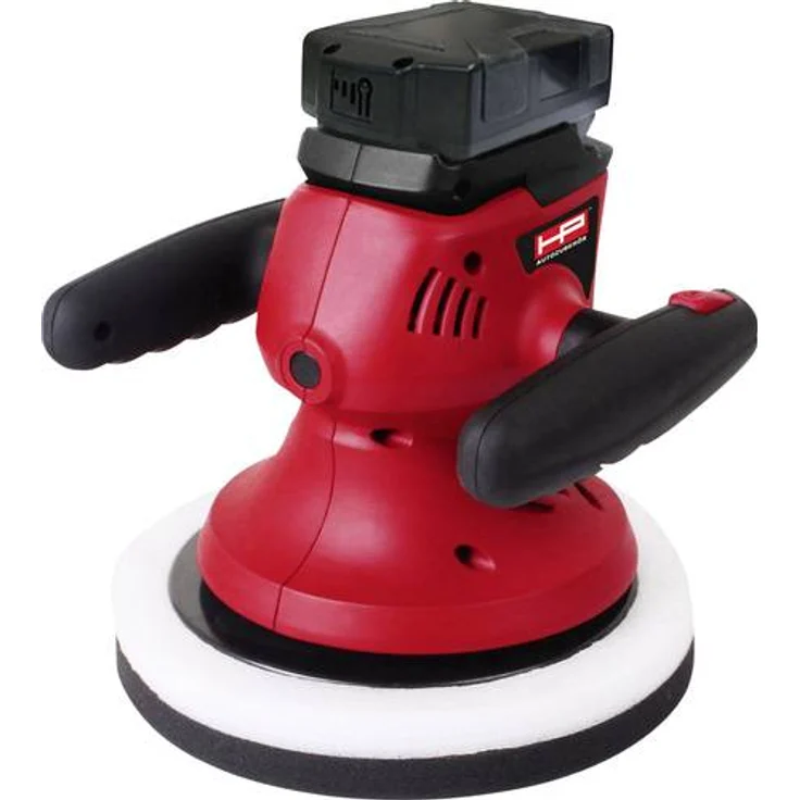 HP Autozubehör 20360 Akku Poliermaschine (Orbitalschwinger mit 24 cm Polierteller), Rot – Bild 1