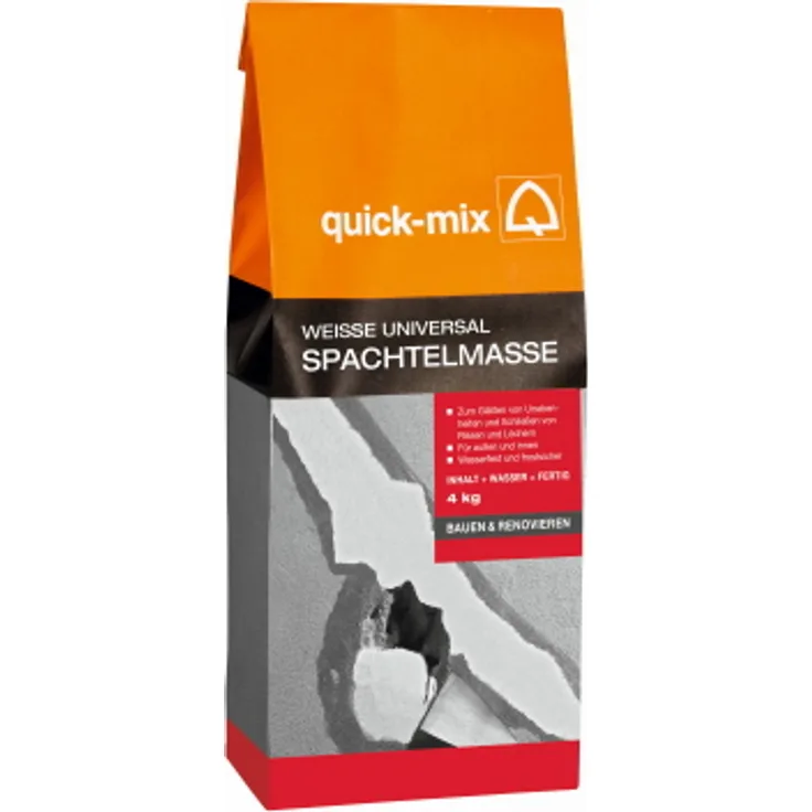 Quick-Mix weiße Universal-Spachtelmasse 4 kg
