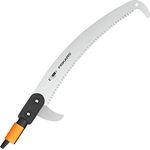 Fiskars Wertastungssäge für Arbeiten an weit entfernten Stellen, Werkzeugkopf, Länge: 55 cm, Gehärtetes Stahl-Sägeblatt, Schwarz-Orange, QuikFit, 1000691