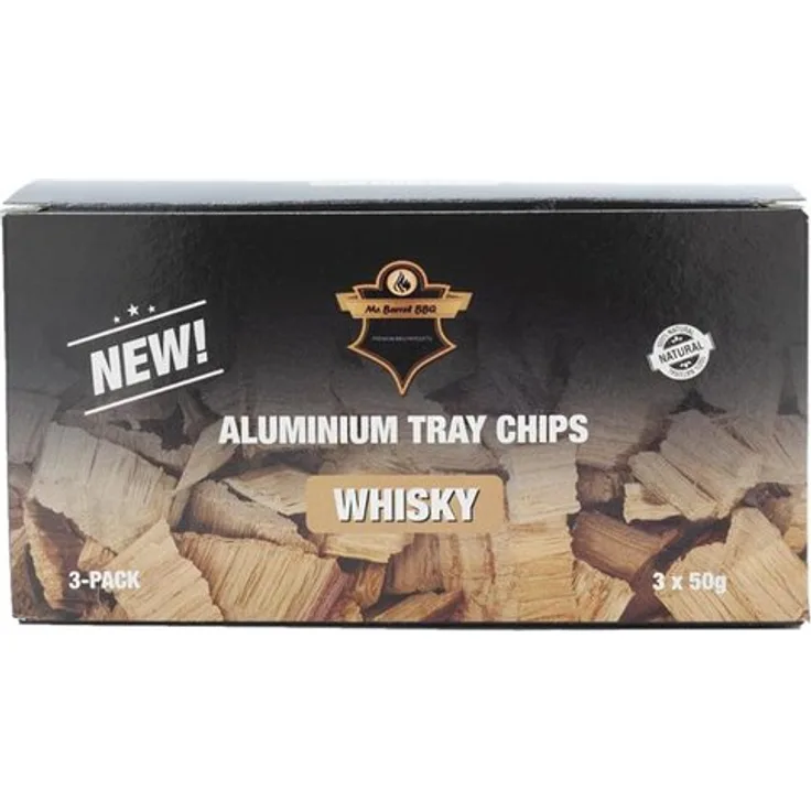 Mr. Barrel BBQ Räucherchips Whisky 3 x 50g MBA001.02
