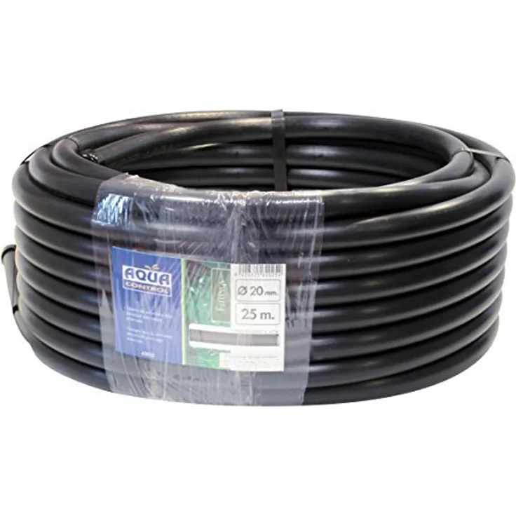 Aqua Control 62025 glatte schwarze Rohr 20 mm Bewässerungszubehör